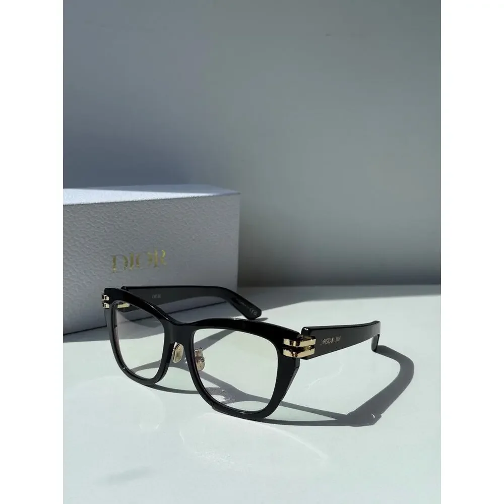 NEW Dior CDiorO S1F Bluelight Lens Eyeglasses Frames Black
